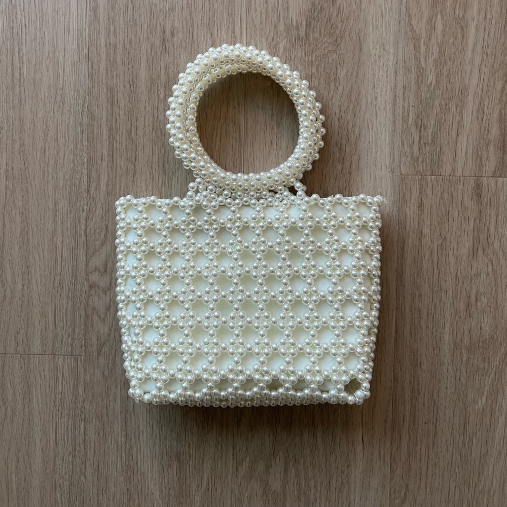 Topshop Pearl Top Handle Bag